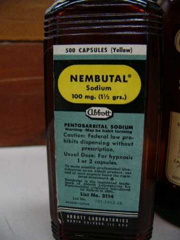 Pentobarbital sodný {Nembutal, práš