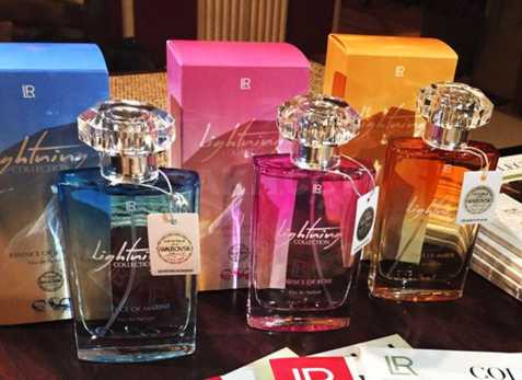 Luxusní parfémy s krystaly 